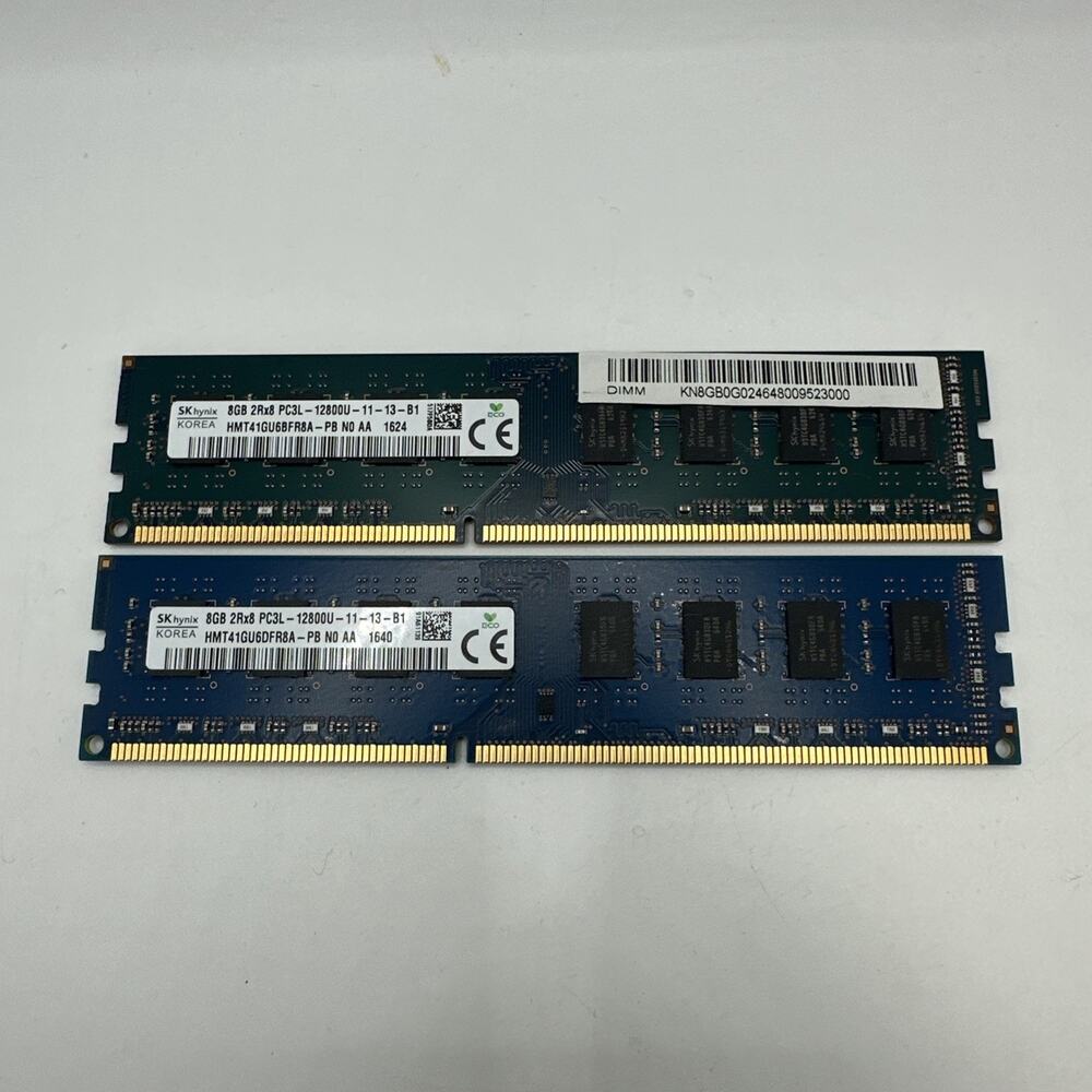 SK Hynix HMT41GU6BFR8A-PB 16GB (2x8GB) PC3L-12800 DDR3 1600MHz Kit